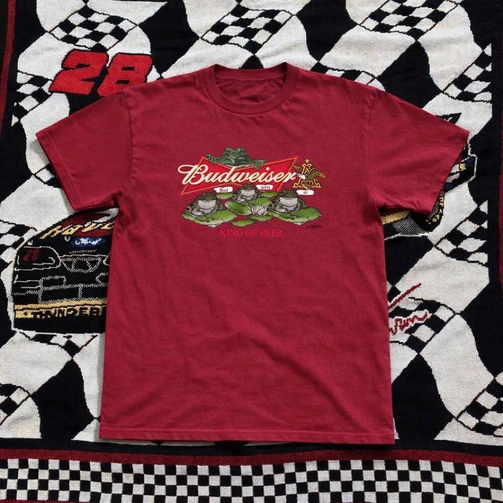Style Budweiser Tee With All Over  Tees